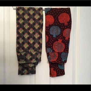 LuLaRoe OS Legging 2 Pair!!